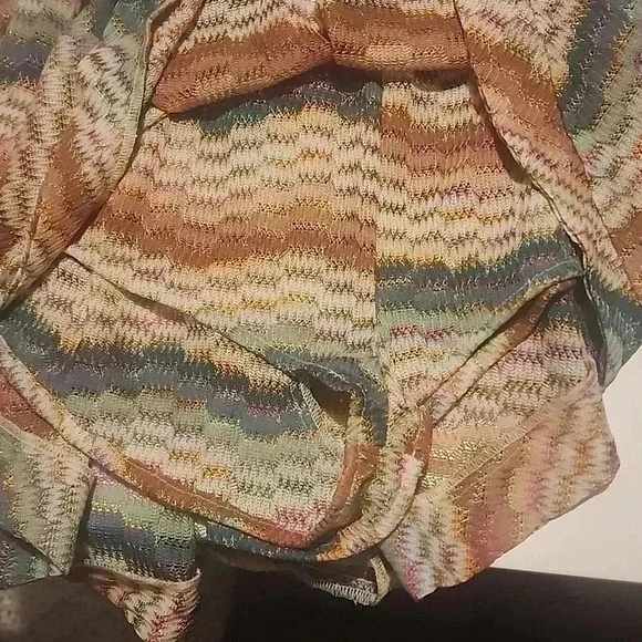 TRINA TURK CROCHET BELTED SKIRT - Picture 5 of 7